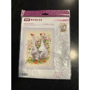 Riolis 1807 Geese Cross Stitch Kit 30x40cm 11.75x15.75in GrandmaCore